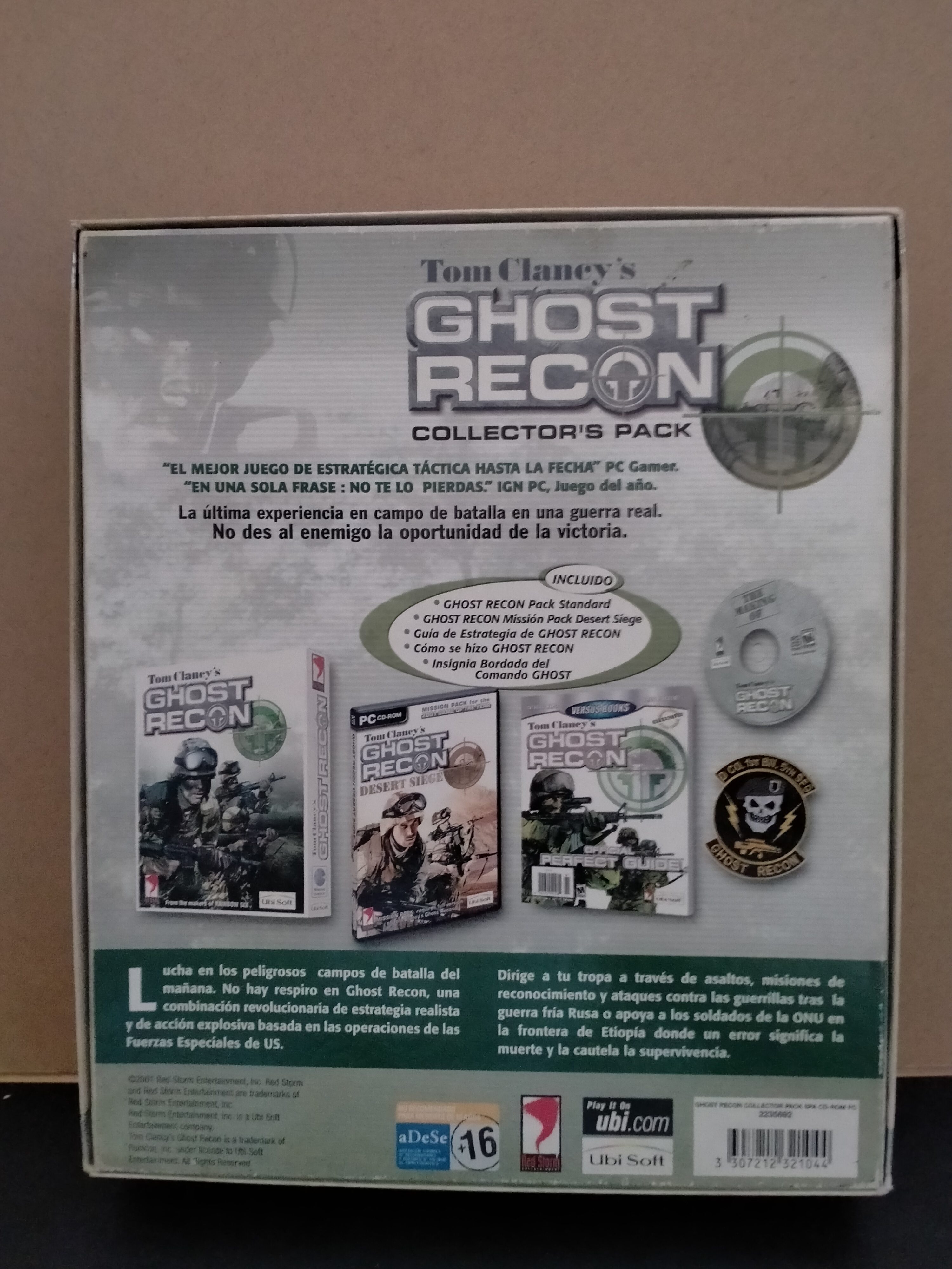 Imagen documental 2 de Tom Clancy's Ghost Recon: Collector's Pack, formato Big Box, para Windows 98