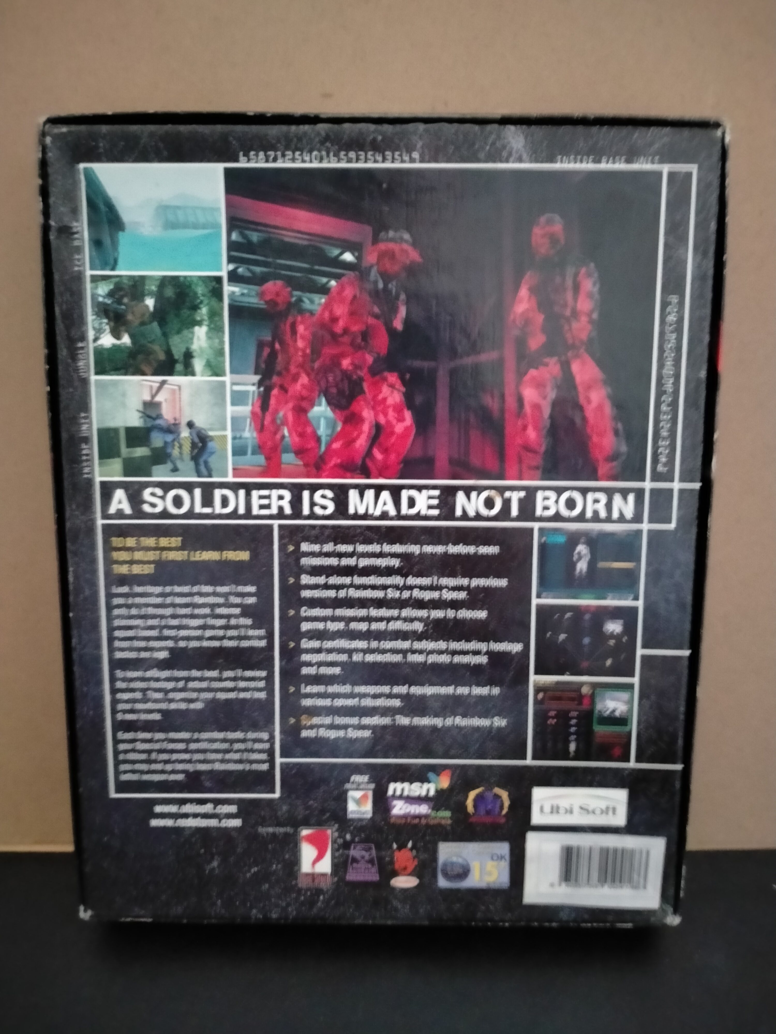Imagen documental 2 de Tom Clancy's Rainbow Six: Covert Ops Essentials, formato Big Box, para Windows 95, Windows 98, Win2000