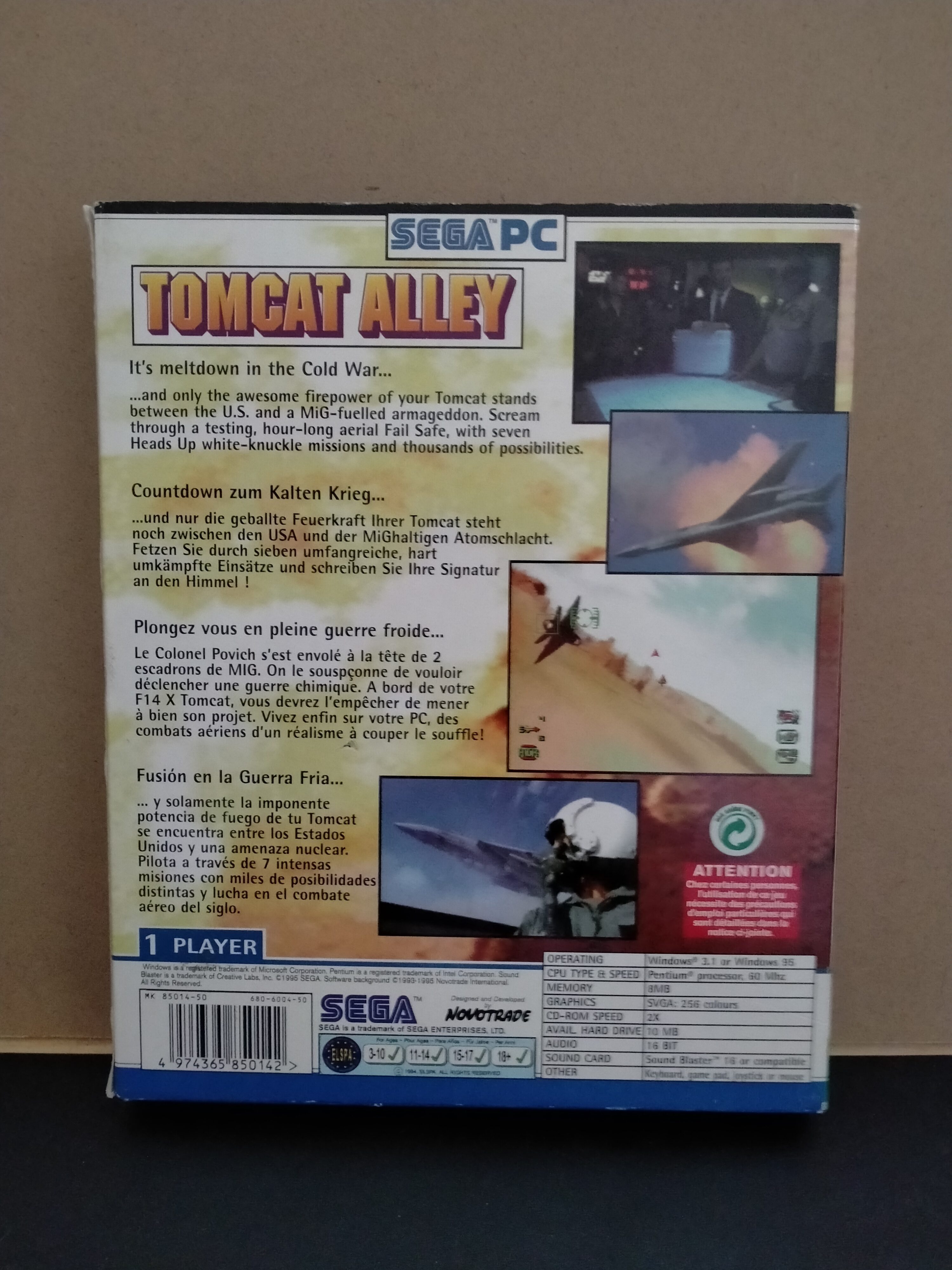 Imagen documental 2 de Tomcat Alley, formato Big Box, para Windows 95