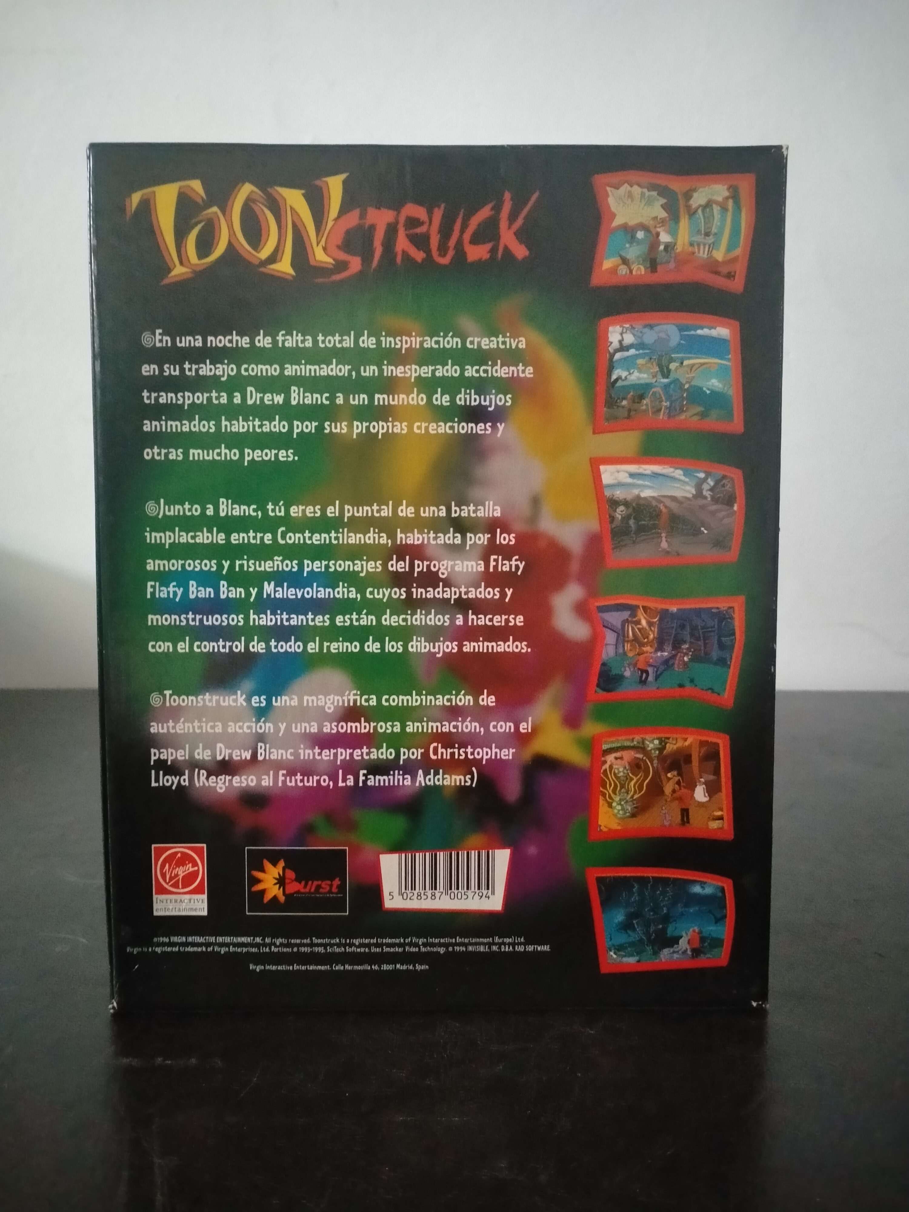 Imagen documental 2 de Toonstruck, formato Big Box, para MS-DOS, Windows 95