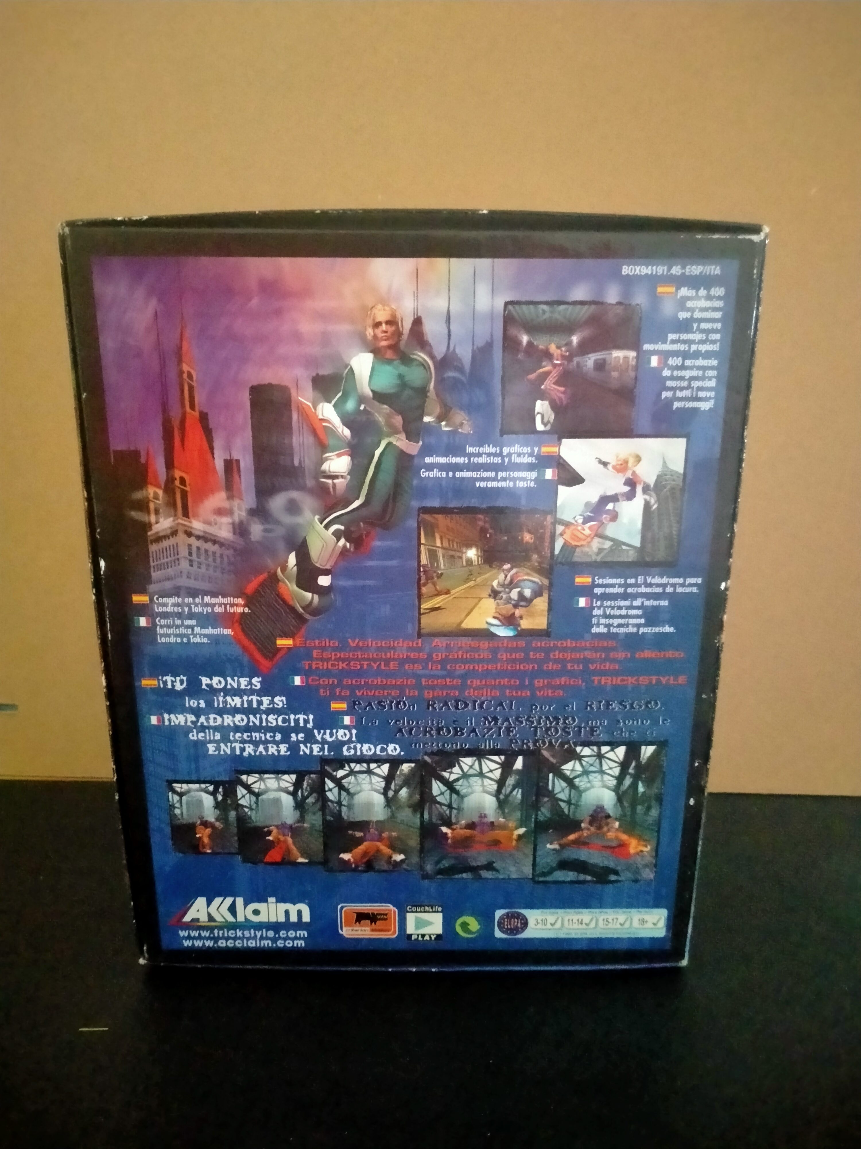 Imagen documental 2 de TrickStyle, formato Big Box, para Windows 95, Windows 98