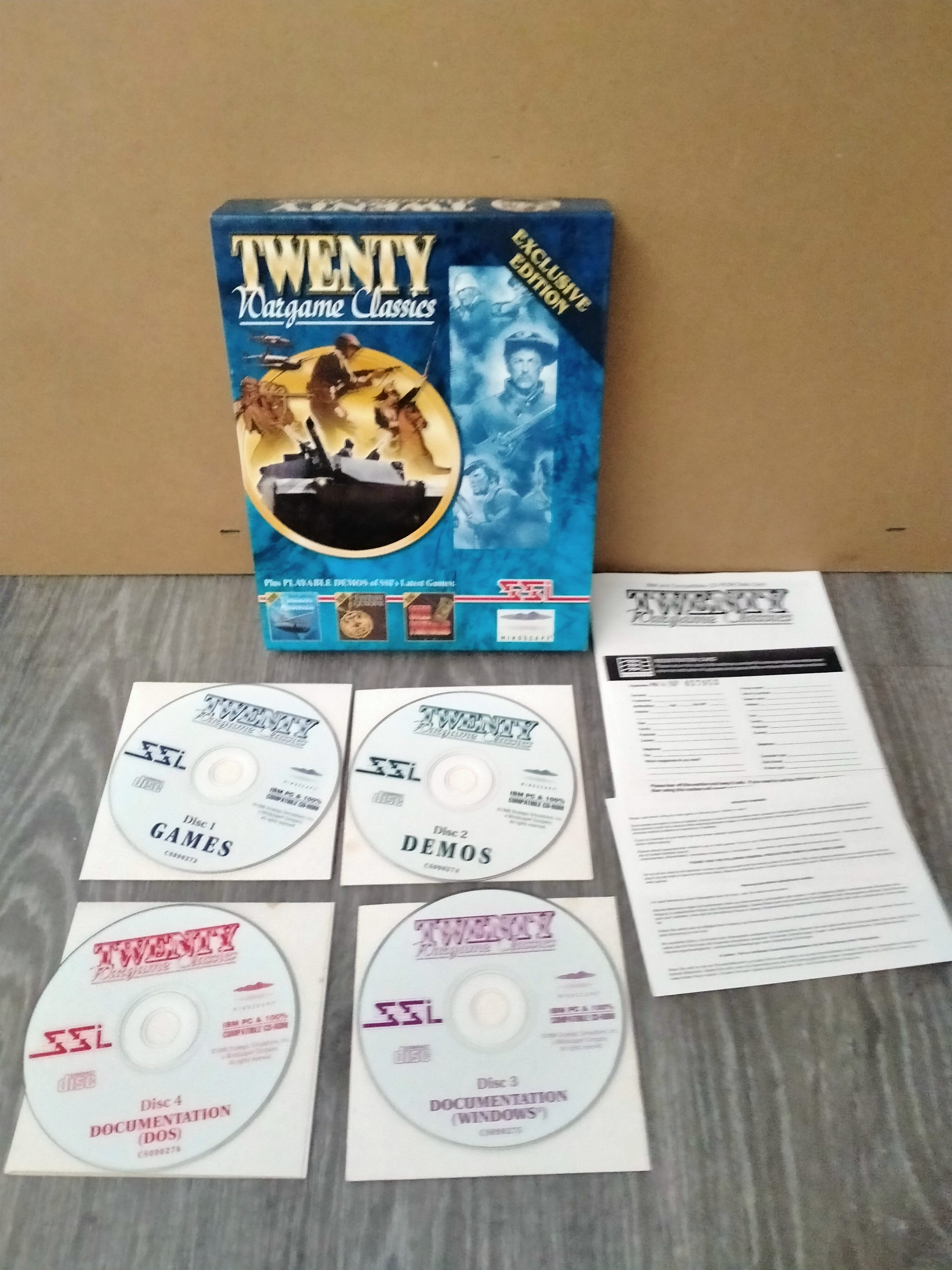 Twenty Wargame Classics: Exclusive Edition