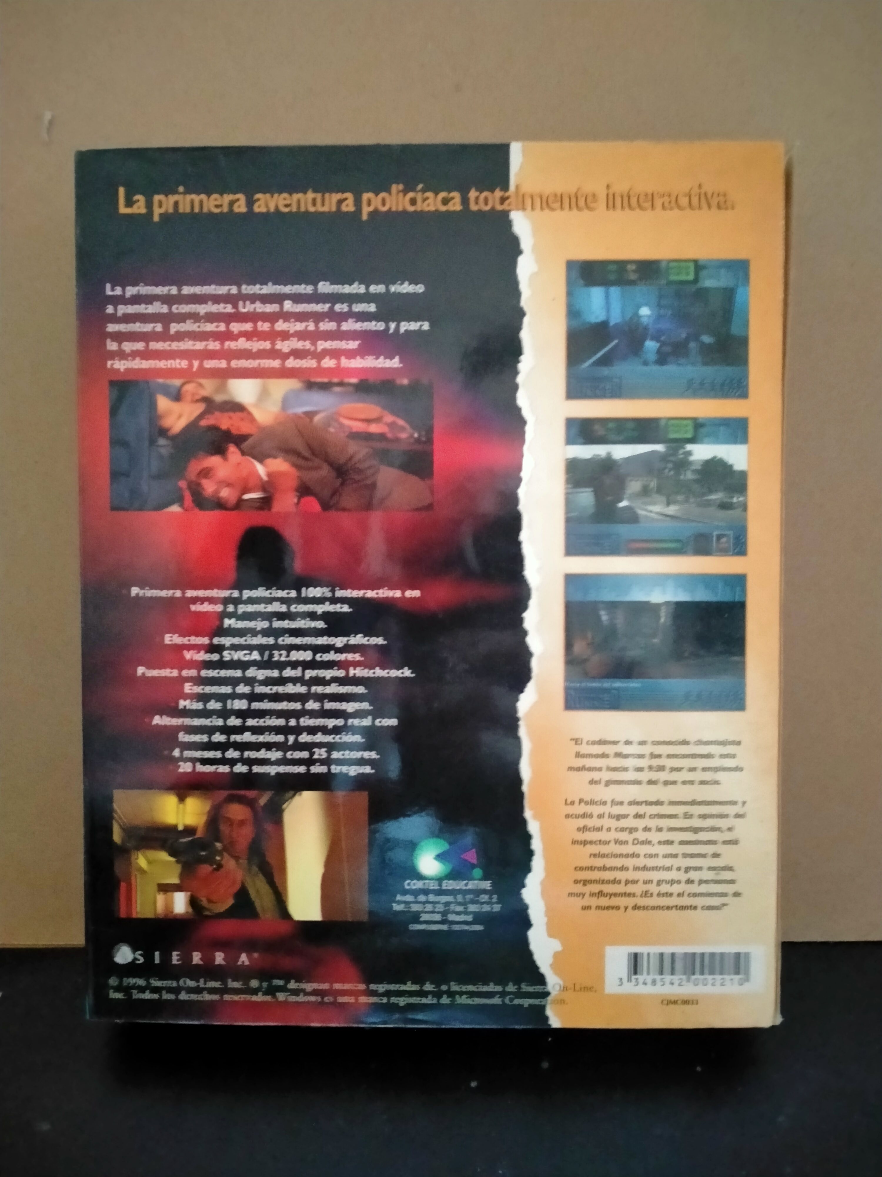 Imagen documental 2 de Urban Runner, formato Big Box, para Windows 95