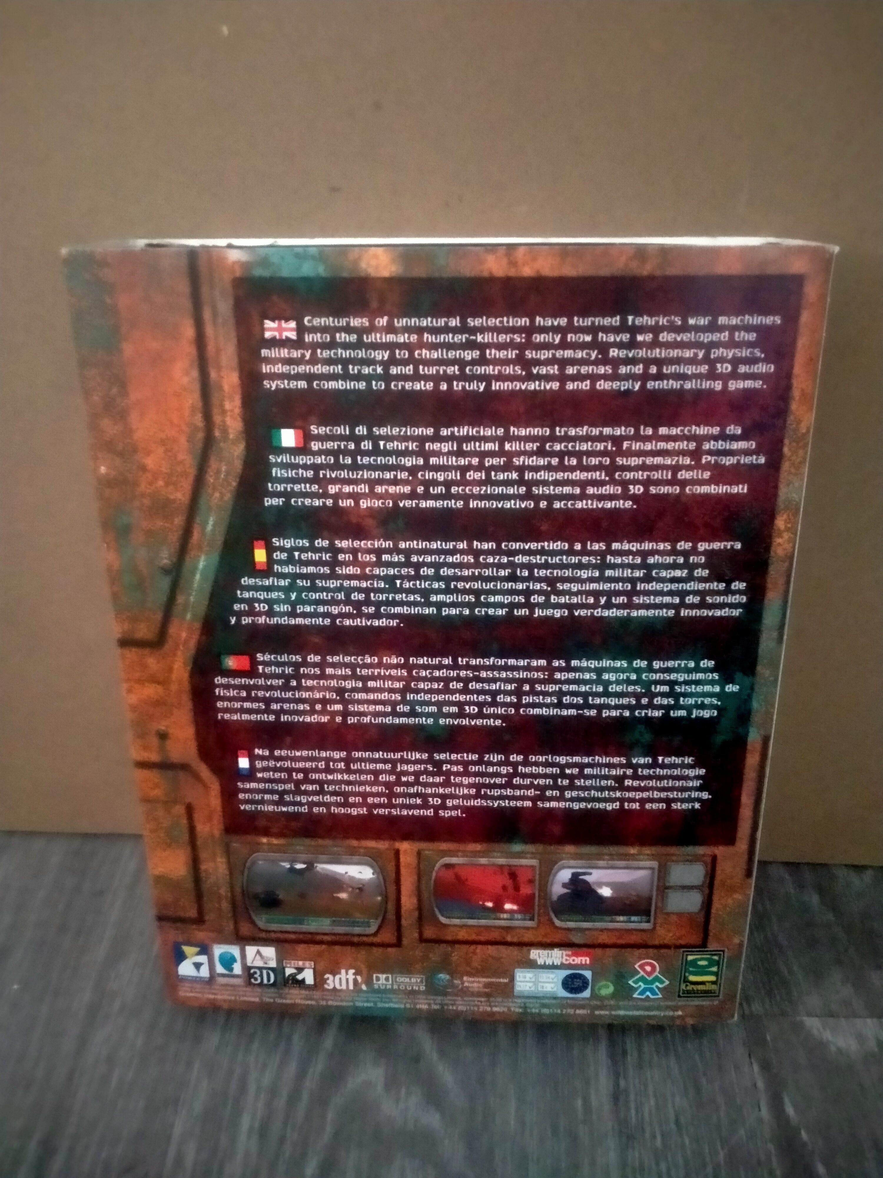 Imagen documental 2 de Wild Metal Country, formato Big Box, para Windows 95, Windows 98, Windows Me