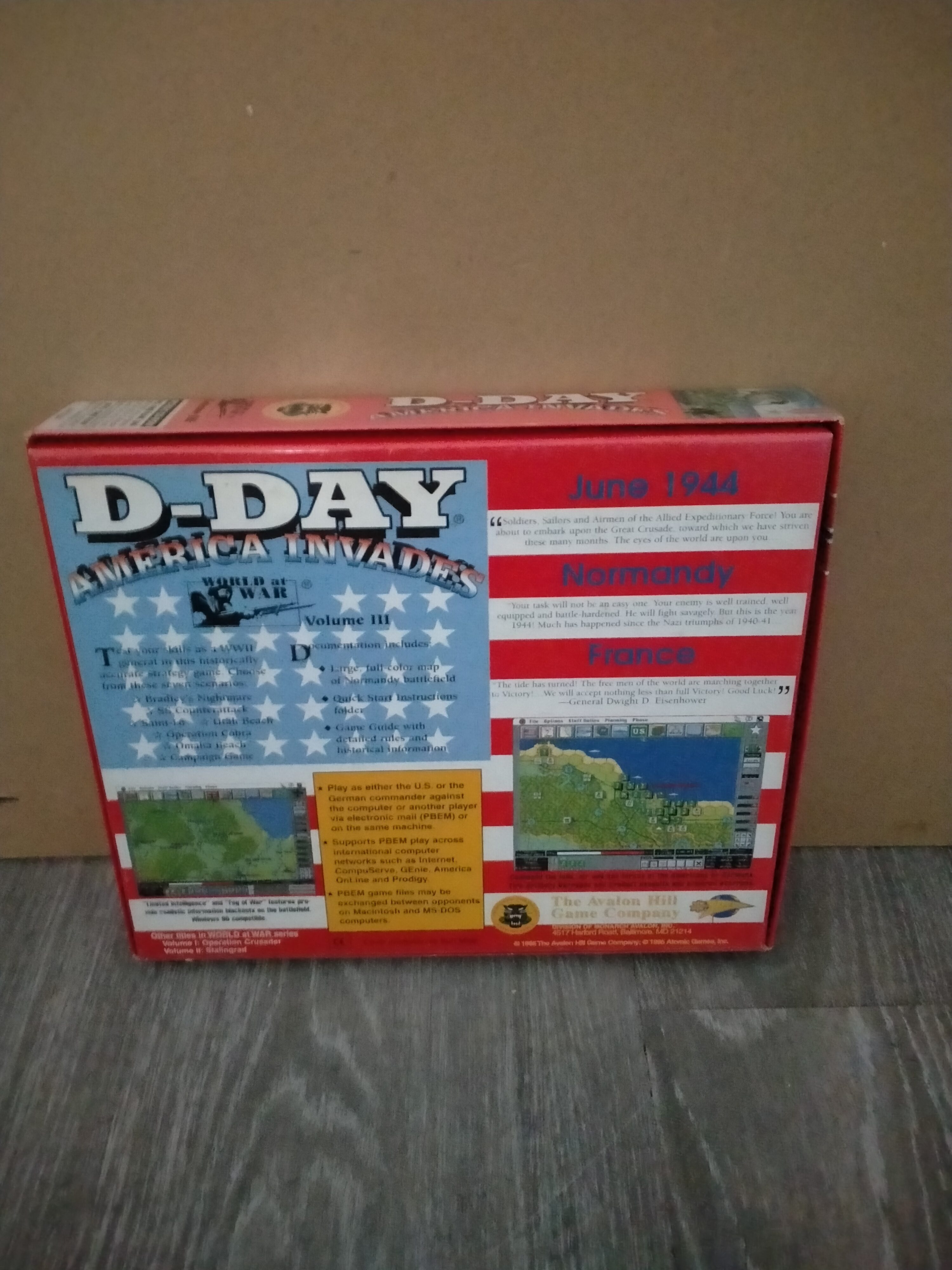 Imagen documental 2 de World at War: D-Day – America Invades (Volume III), formato Big Box, para Windows 95, Windows 98