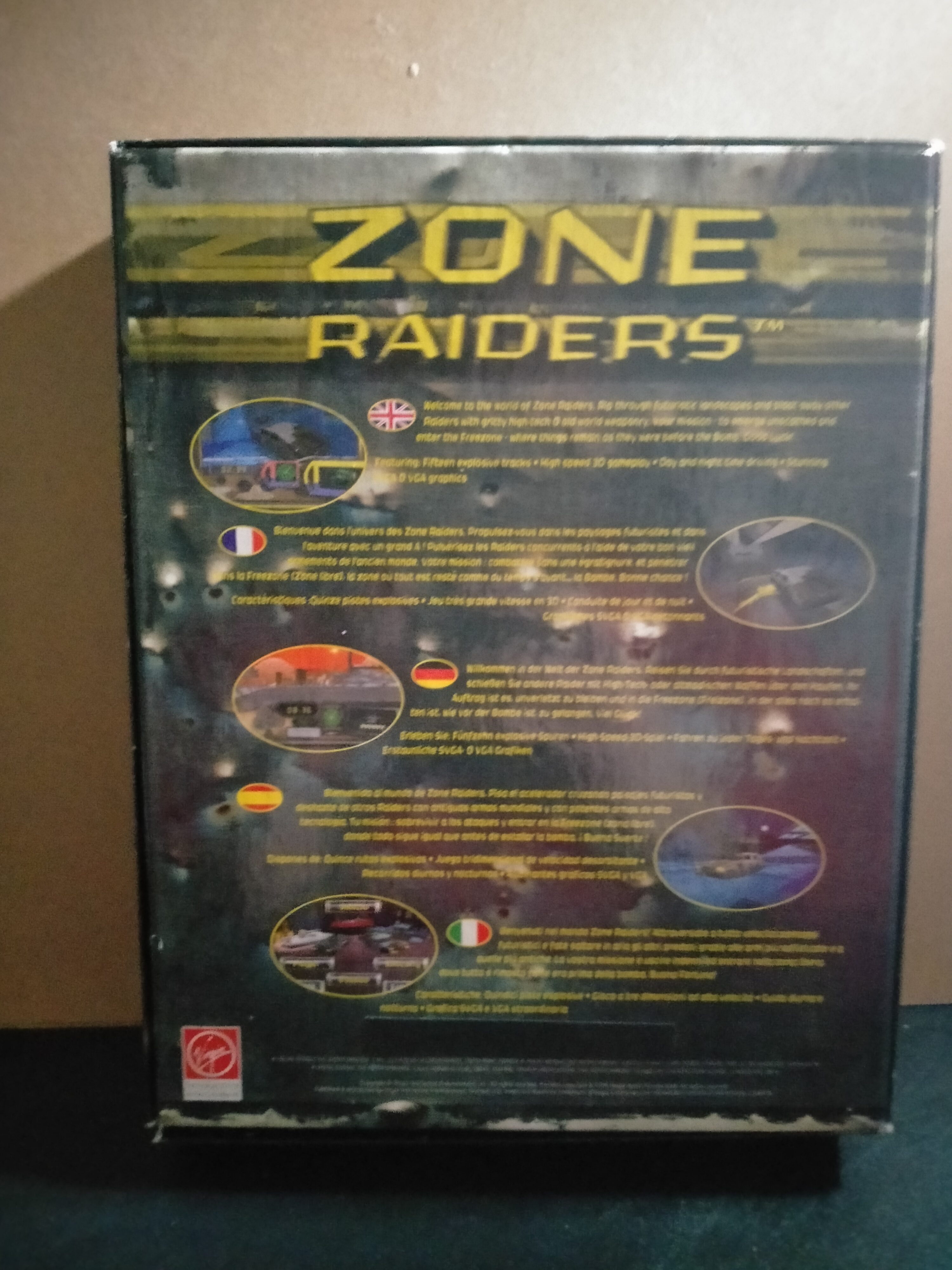 Imagen documental 2 de Zone Raiders, formato Big Box, para MS-DOS